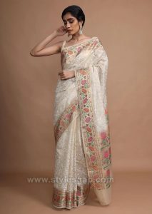 Latest Indian Party Wear Fancy Sarees Designs