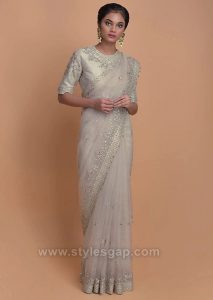 Latest Indian Party Wear Fancy Sarees Designs