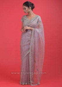 pastel color sarees