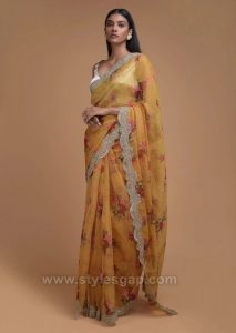 Latest Indian Party Wear Fancy Sarees Designs