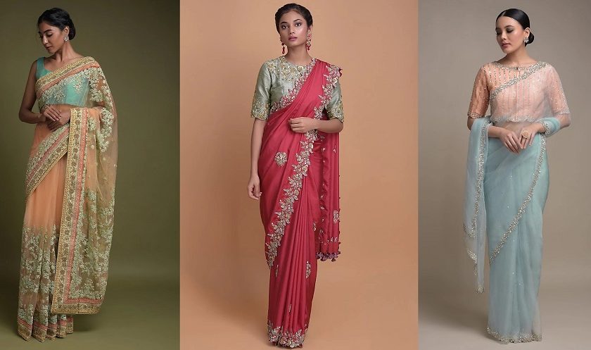 Latest Indian Party Wear Fancy Sarees Designs Collection