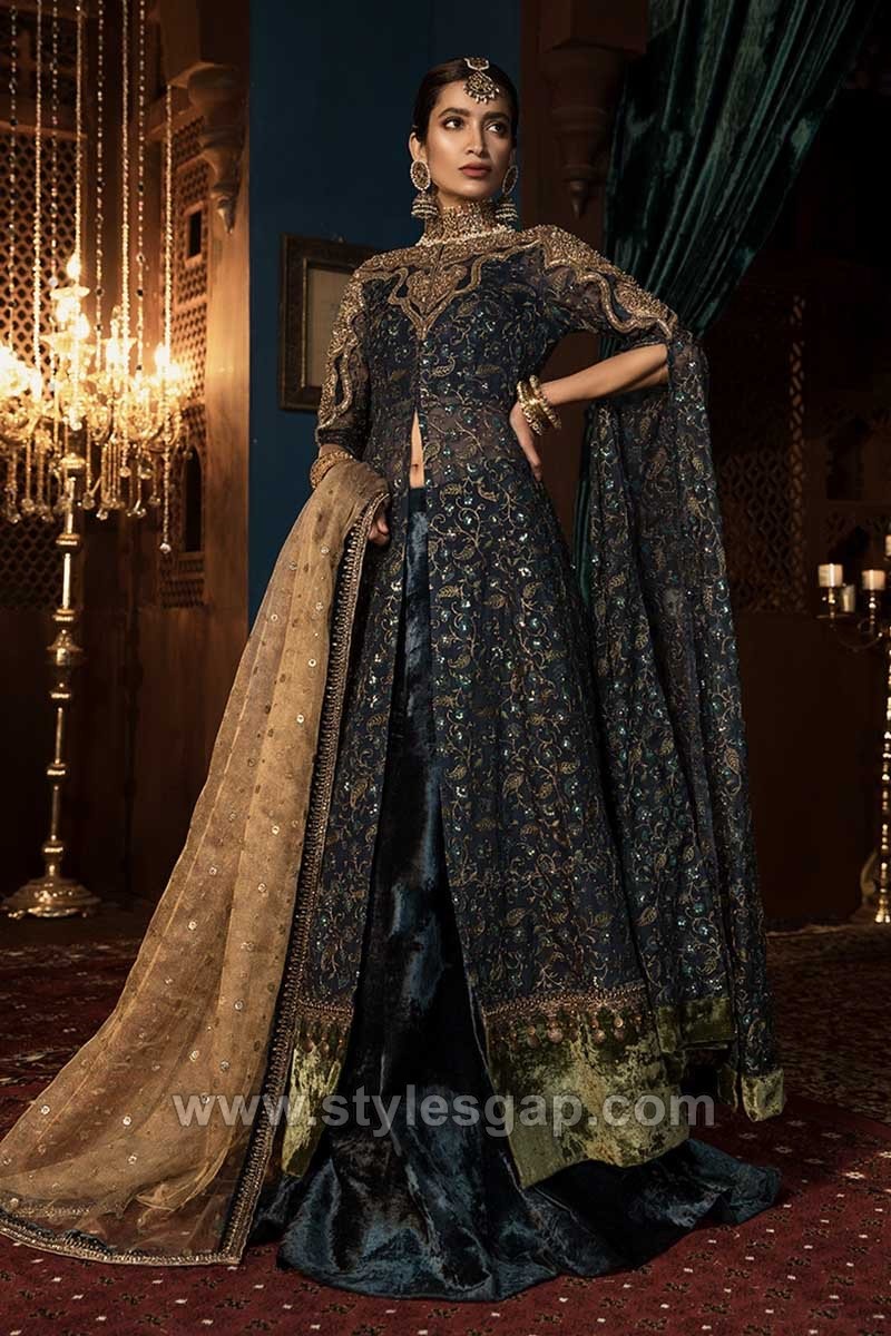 Maria B Latest Pakistani Formal Wedding Dresses Collection 22 23