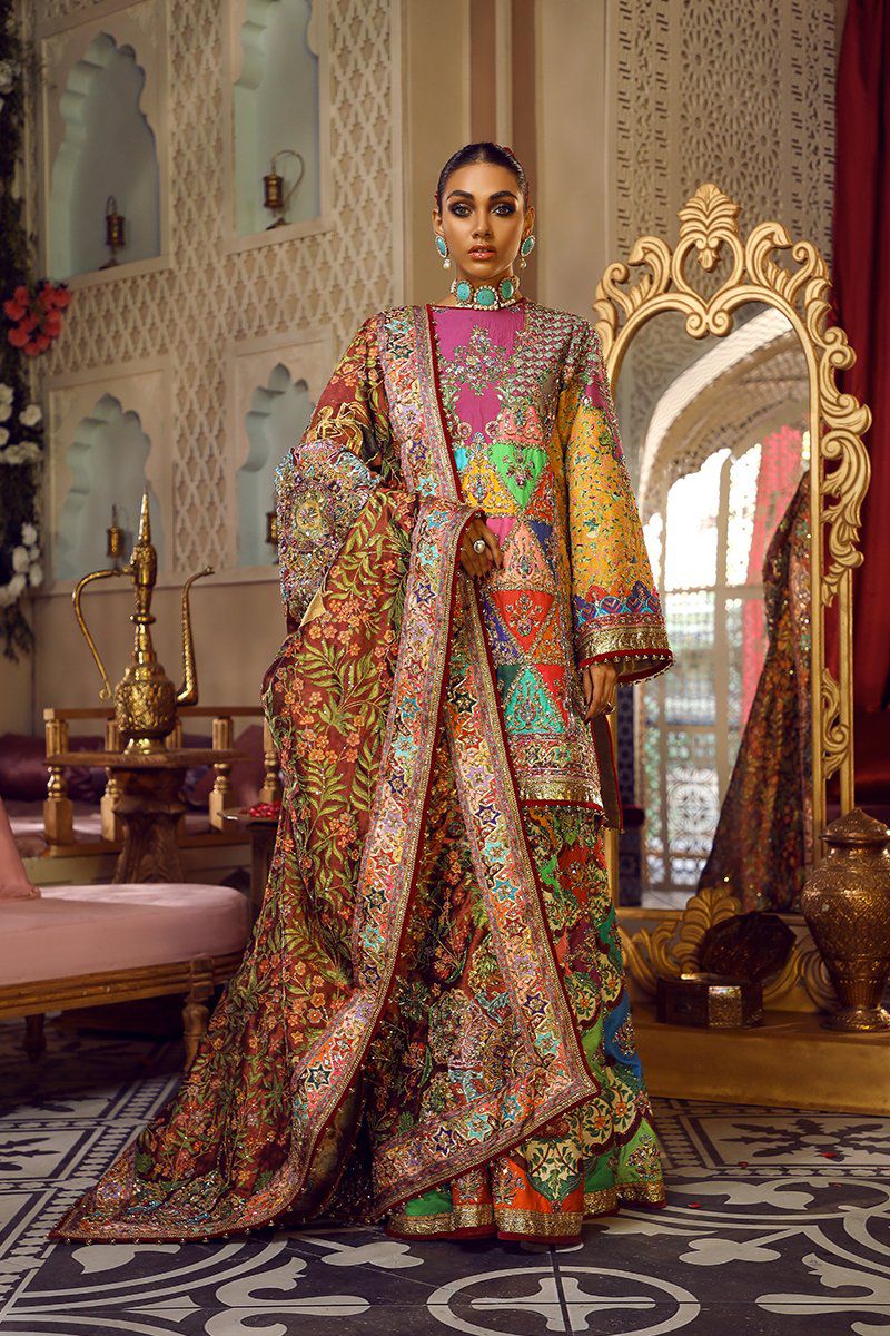 Fahad Hussayn Latest Pakistani Designer Bridal Dresses 3 StylesGap