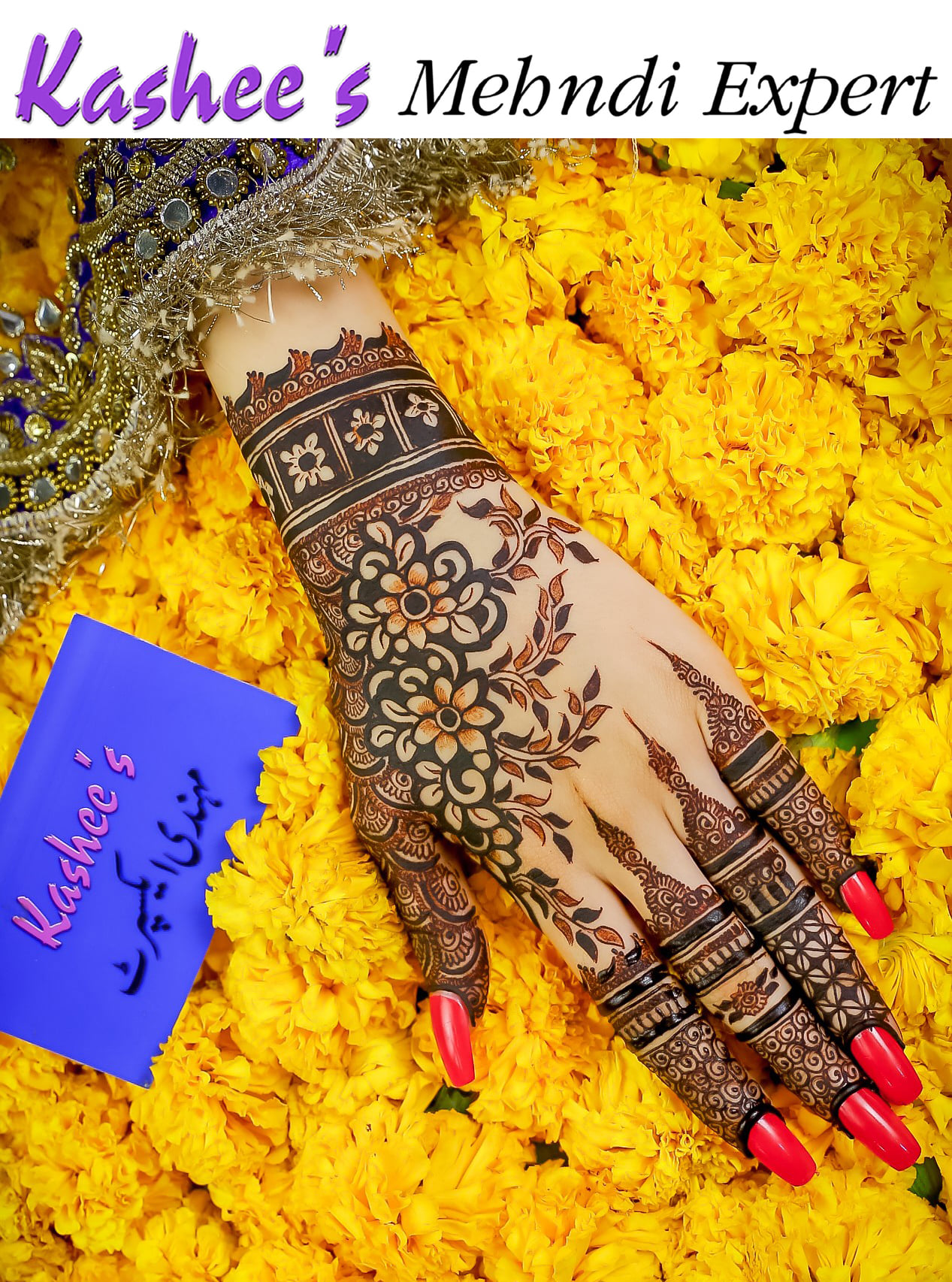 Kashee's Stylish & Fancy Mehndi Designs Collection 2021-2022