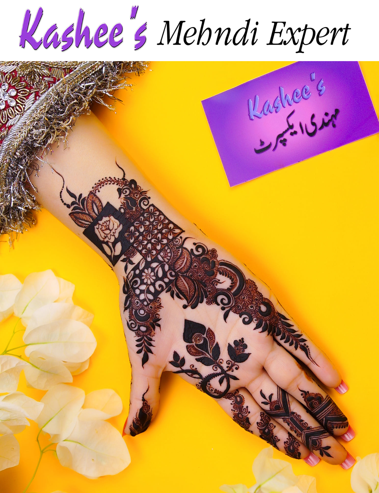 Latest Bridal Mehndi And Hairstyling By Kashee's 2016