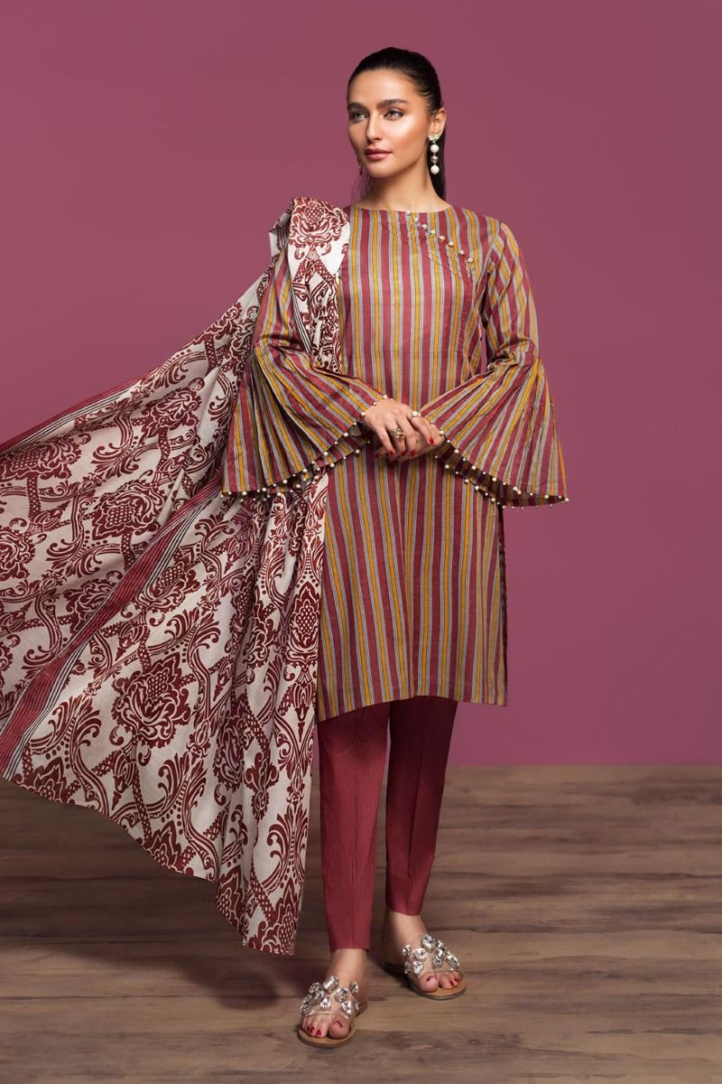 Nishat Linen Spring Summer Collection Embroidered & Printed Suits (10