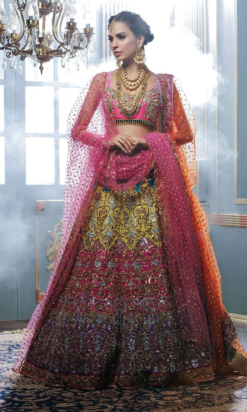 Nomi Ansari Latest Heavy Embroidered Bridal Dresses 