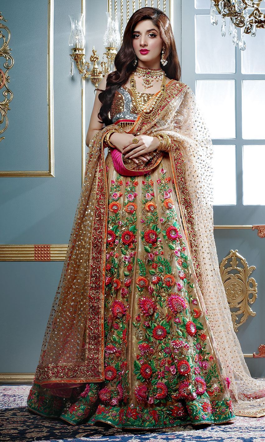 Nomi Ansari Latest Heavy Embroidered Bridal Dresses 