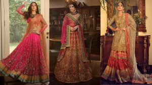 Nomi Ansari Latest Heavy Embroidered Bridal Dresses 2024