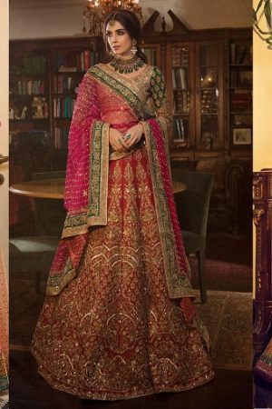 Nomi Ansari Latest Heavy Embroidered Bridal Dresses Collection