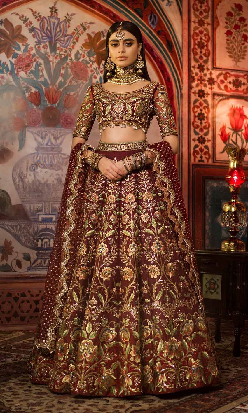 Nomi Ansari Latest  Heavy Embroidered Bridal Dresses  