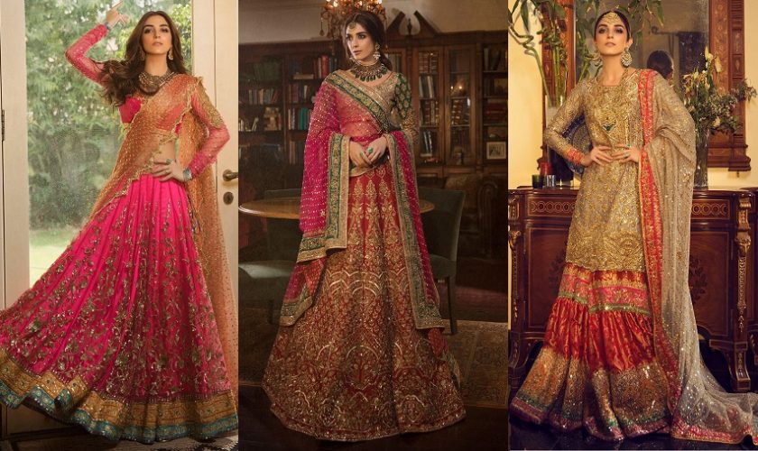 Nomi Ansari Latest Heavy Embroidered Bridal Dresses Collection