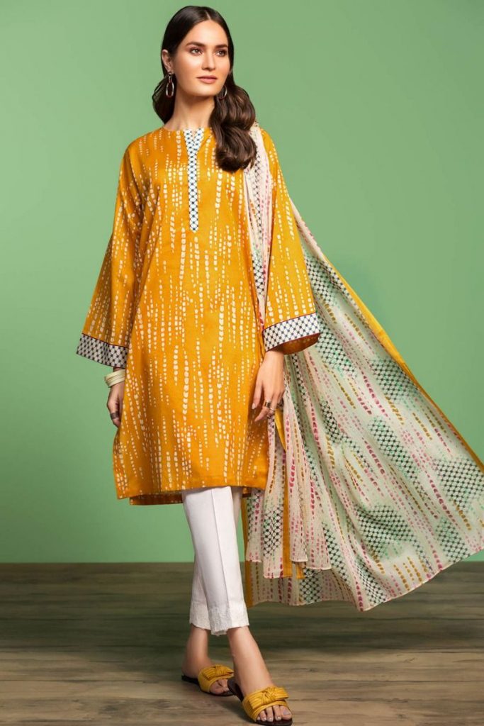 Shirt & Dupatta Nishat Linen Spring Summer Collection (2)