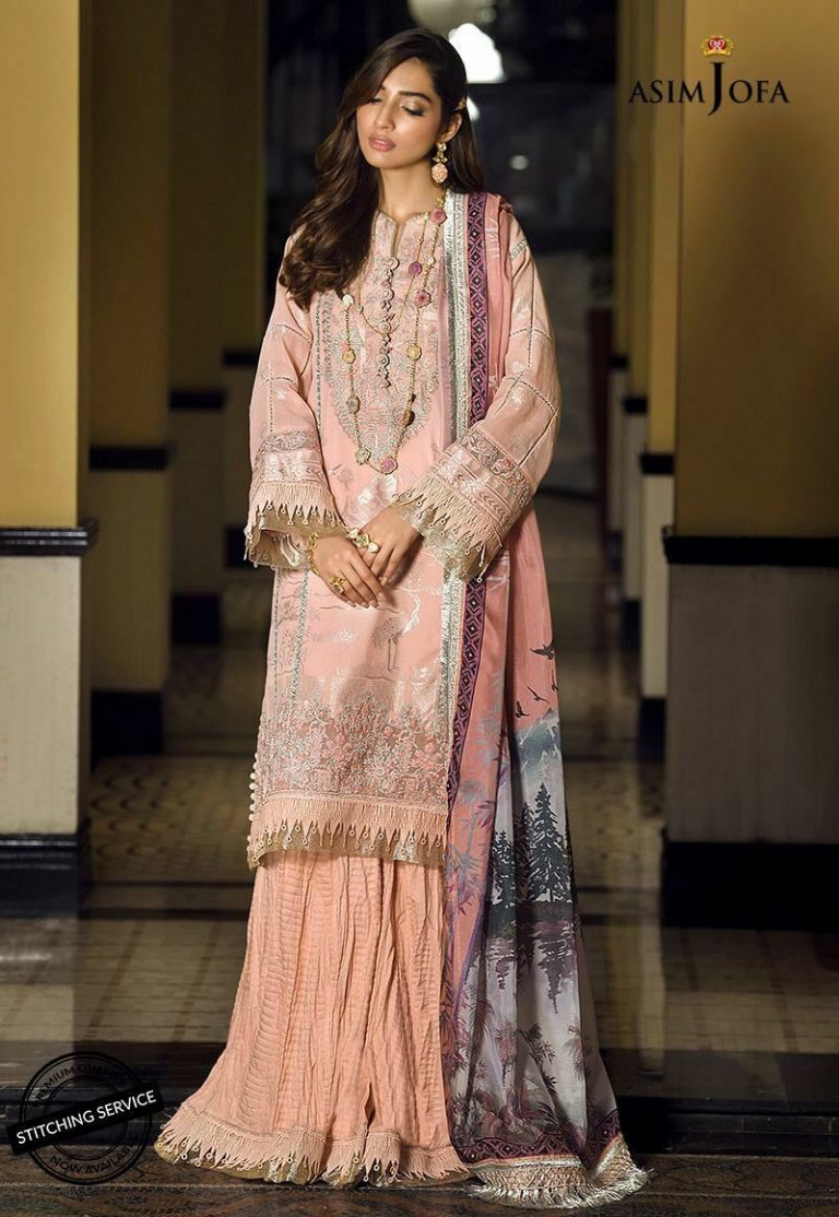 Asim Jofa Printed Embroidered Designer Lawn Dresses Collection 2020