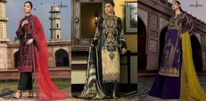 Asim Jofa Printed Embroidered Designer Lawn Dresses Collection 2020