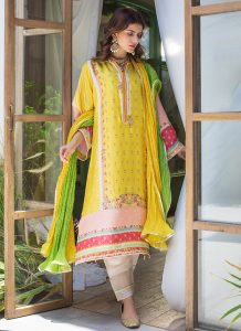 Pakistani Lawn Brands Designer Dresses