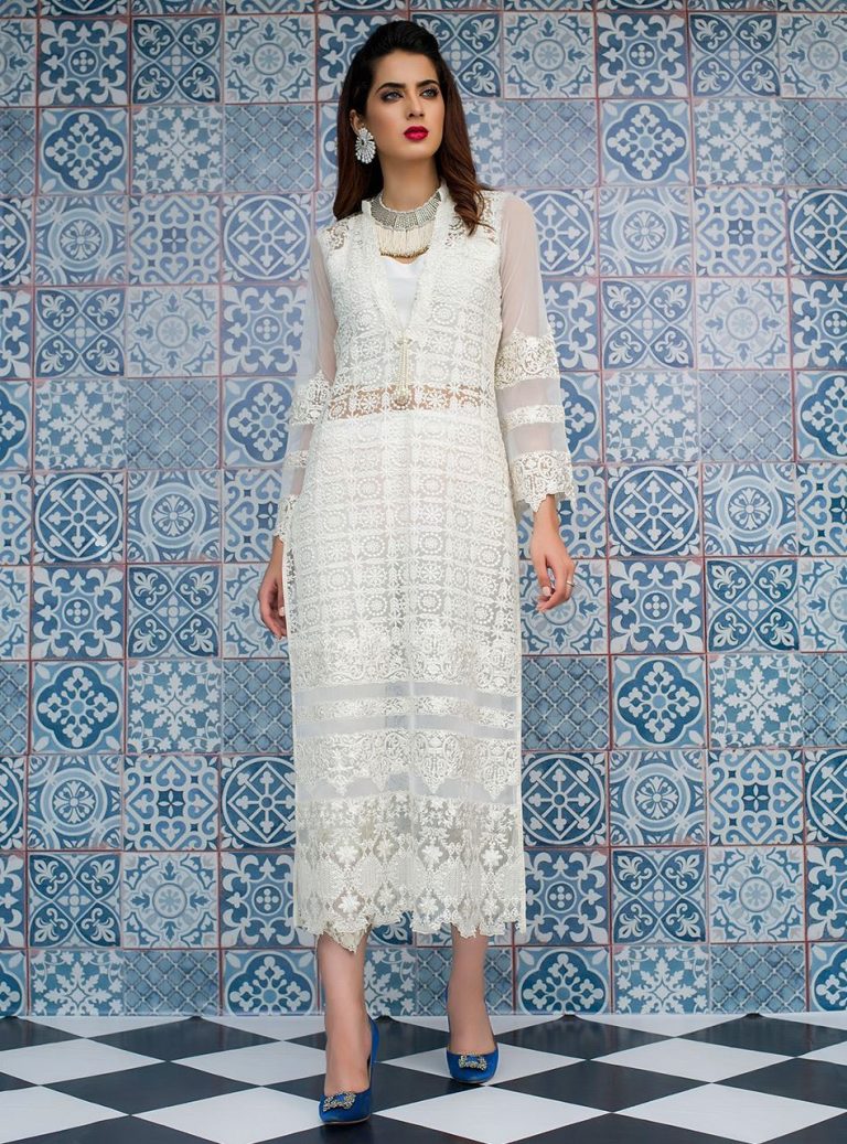 white gown design
