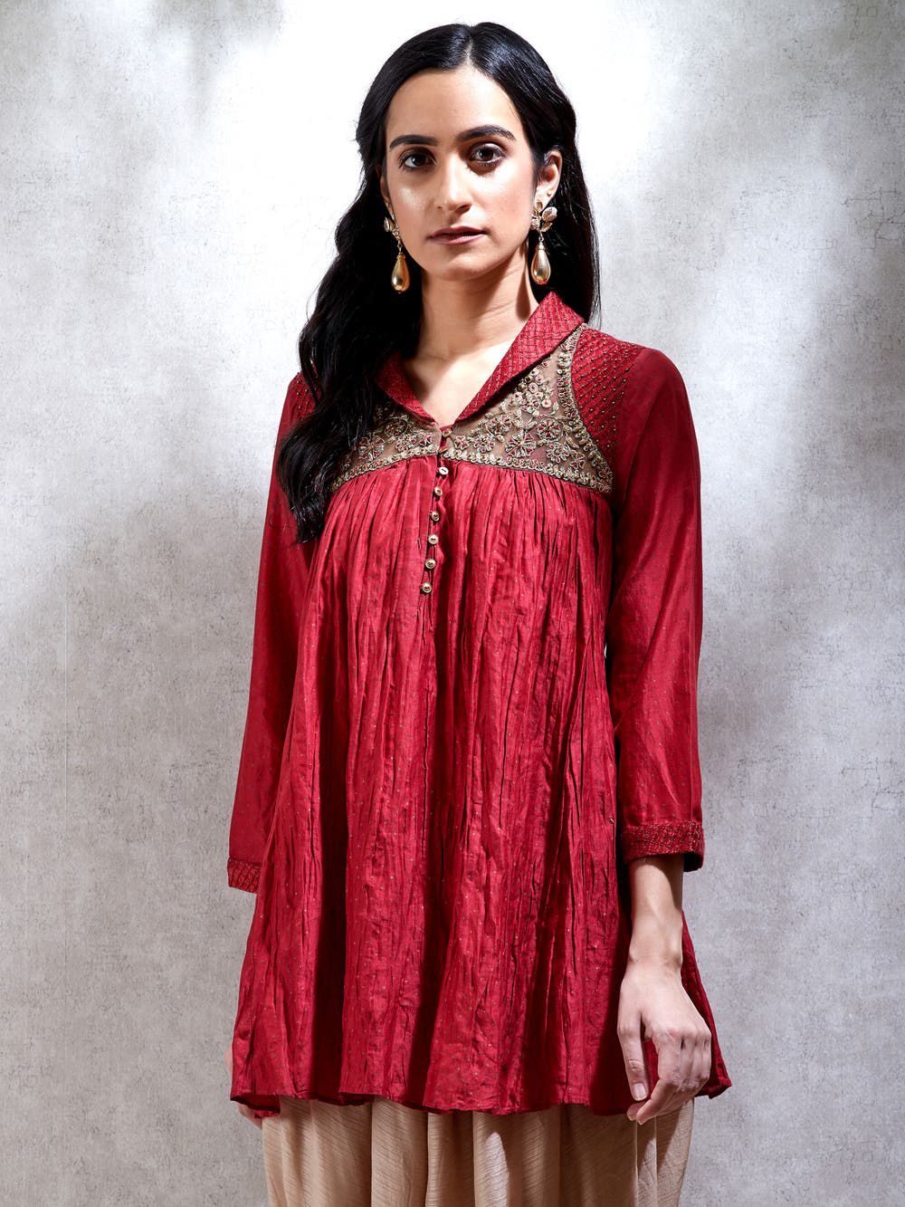 Karissa Niharika Exclusive Cotton Designer Long Anarkali Kurti Collection:  Textilecatalog