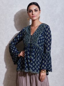 Indian Stylish Tunics Kurtis Ritu Kumar Collection 2023-2024