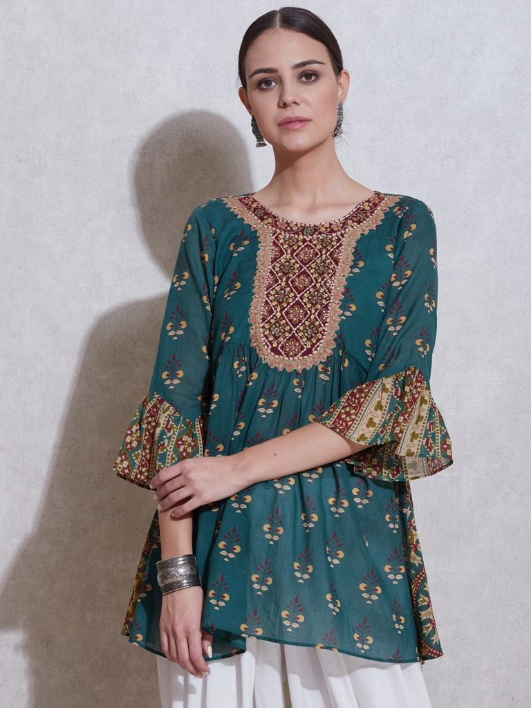 Indian Stylish Tunics Kurtis Ritu Kumar Collection 2023-2024