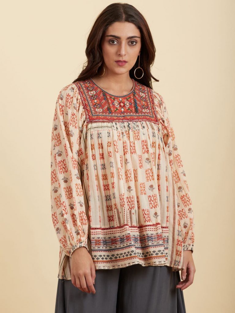 Indian Stylish Tunics Kurtis Ritu Kumar Collection 20232024