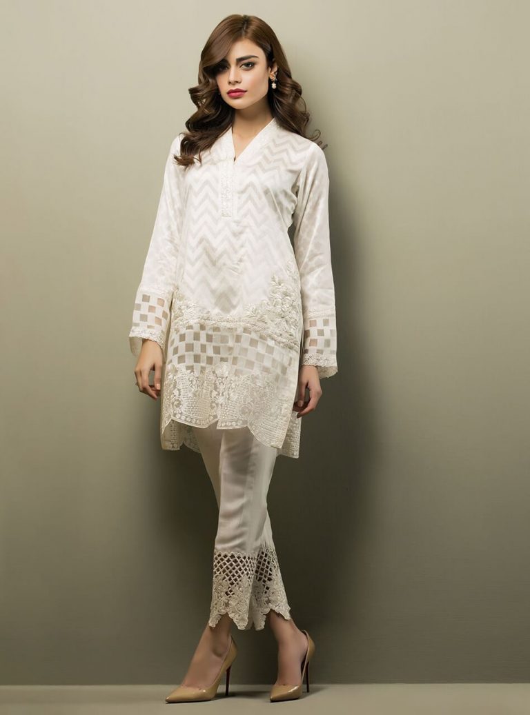Latest White Dresses Trends Shalwar Kameez Fashion 202324