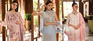 Khas Luxury Embroidered Chiffon Dresses Collection 2019