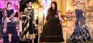 Asian Pakistani Black Color Dresses Combination & Trends 2024