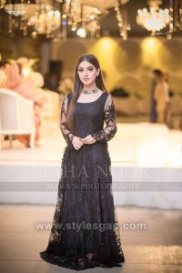 Asian Pakistani Black Color Dresses Combination Collection