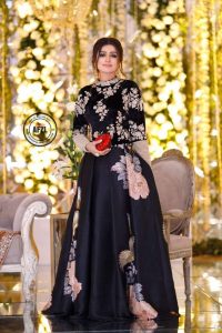 Asian Pakistani Black Dresses Combination Styles