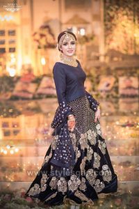 BLack ledhenga styles and designs combination