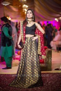 BLack ledhenga styles and designs combination