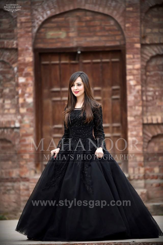 Black Maxi Designs - Asian Pakistani Black Color Dresses Combination (1 ...