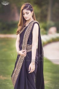 Asian Pakistani Black Color Dresses Combination Collection