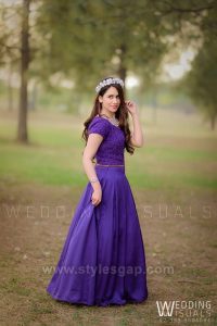 Blue Bridal Shower Dresses & Frocks Designs