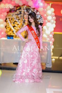 Latest Pink Color Bridal Shower Dresses & Frocks