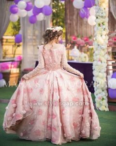Latest Pink Color Bridal Shower Dresses & Frocks