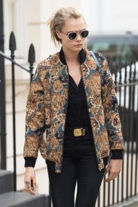floral bomber jacket