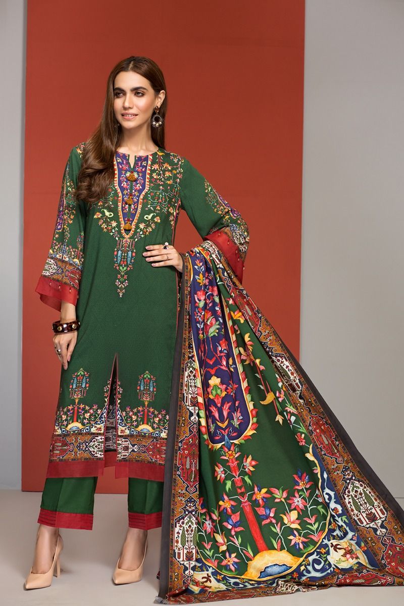 Nishat Winter Collection 2021 Wool Shawl 2024 www.alhudapk