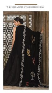 black velvet shawl