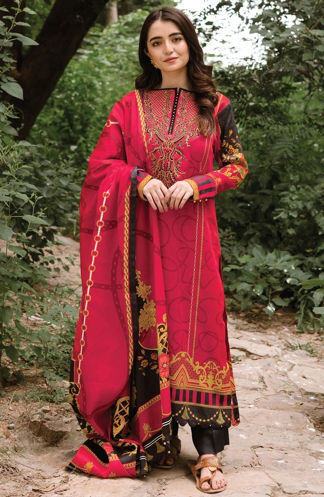 Embroidered & Printed Latest Winter Dresses