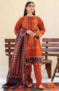 Embroidered & Printed Latest Winter Dresses