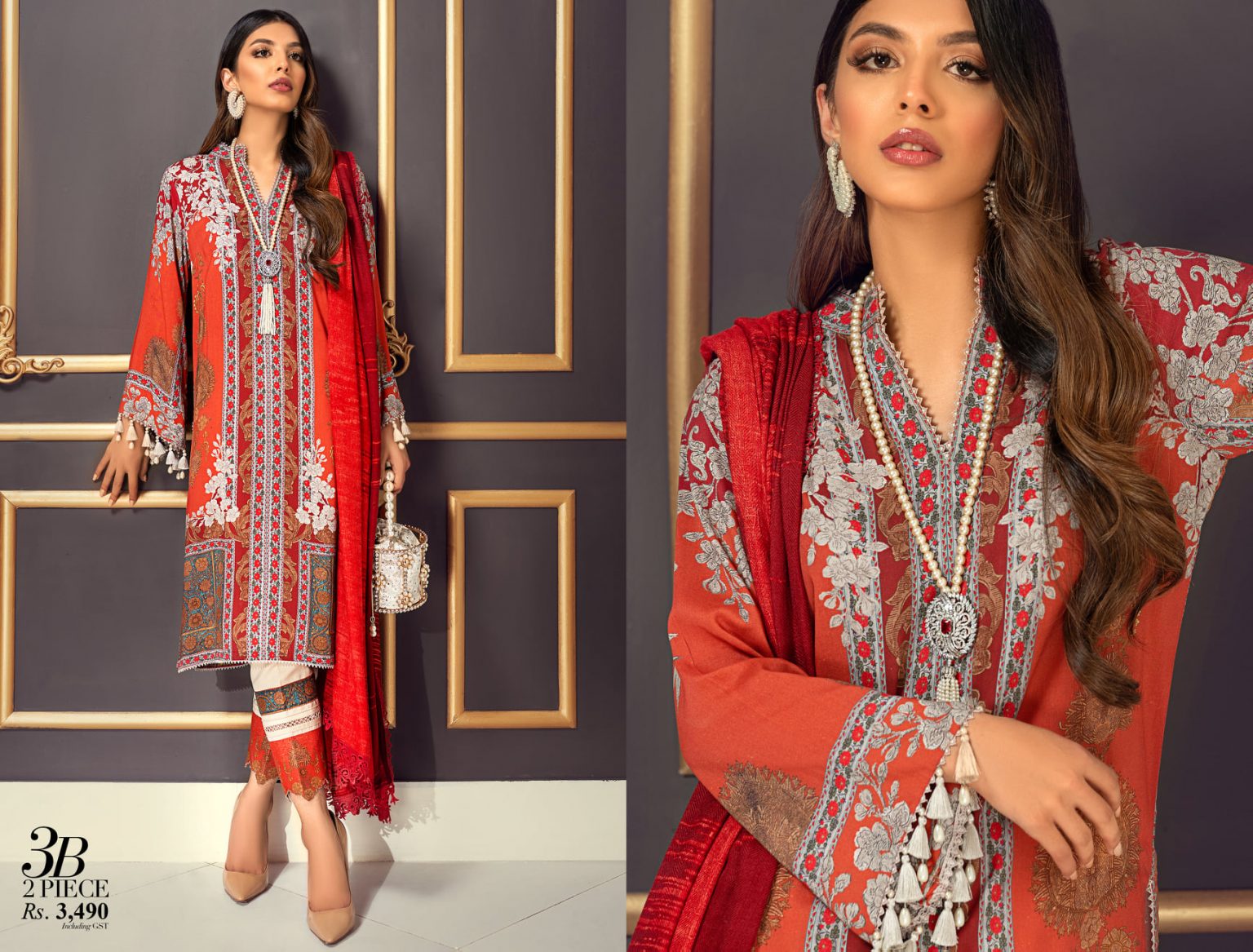 Sana Safinaz Winter Dresses Muzlin Collection 202324 with Prices