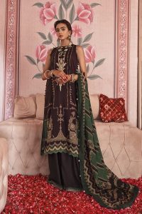 Cross Stitch Winter Printed Embroidered Dresses