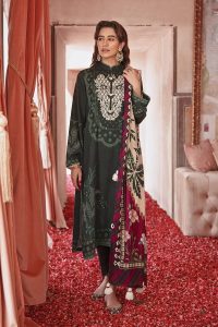 Cross Stitch Winter Printed Embroidered Dresses
