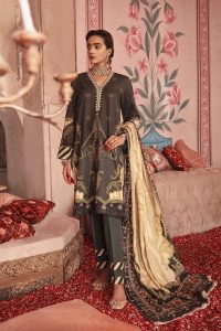 Cross Stitch Winter Printed Embroidered Dresses