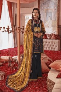 Cross Stitch Winter Printed Embroidered Dresses