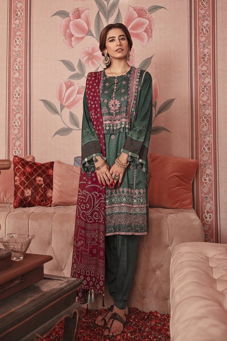 Cross Stitch Winter Printed Embroidered Dresses 20232024