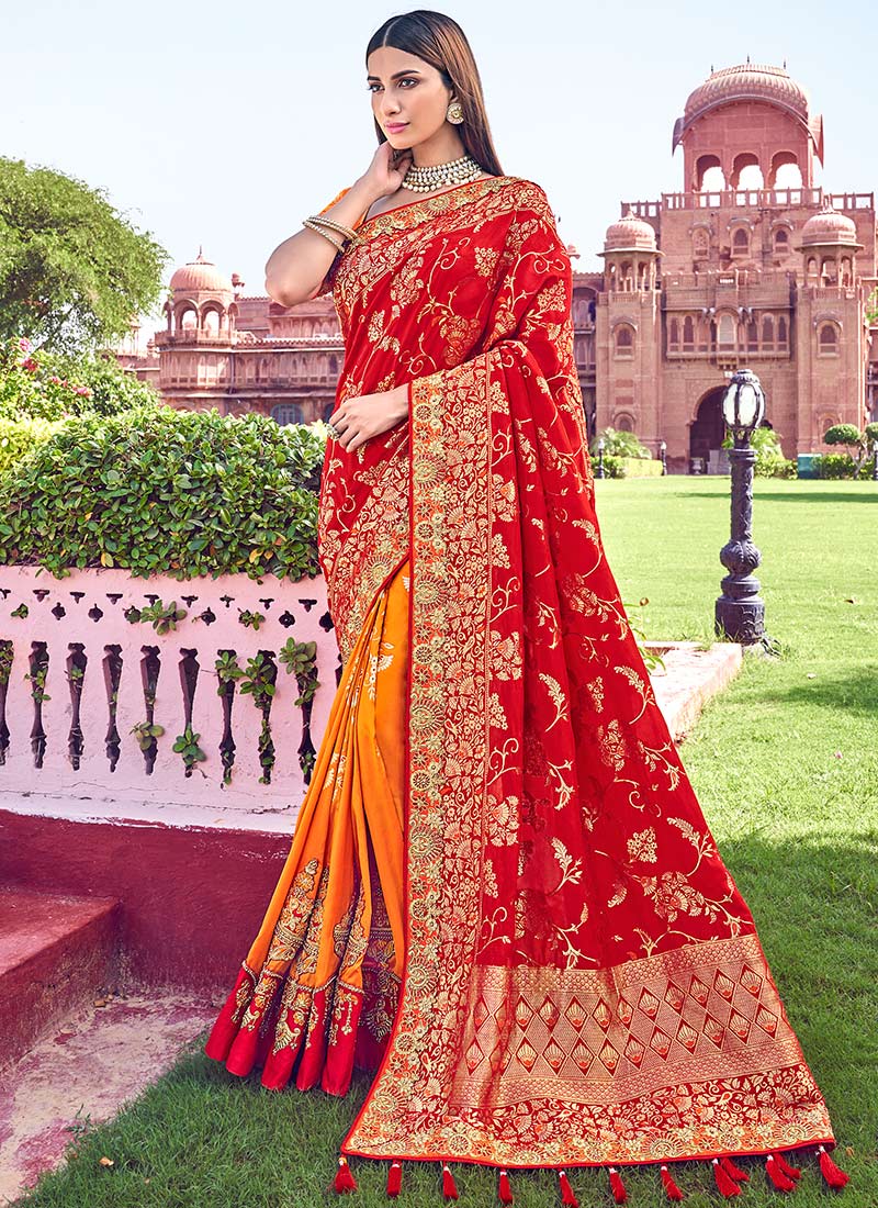 30+ Bridal Kanjivaram Sarees For Traditional Yet Modern Indian Brides To  Take Inspiration From!