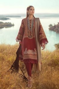 Sana Safinaz Winter Shawl Dresses